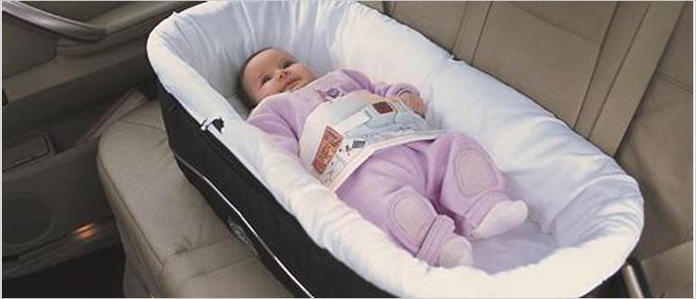 Infant car bed seat